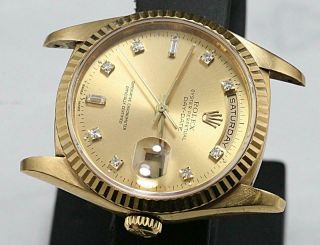 SWISS MADE ROLEX Presidental Day - date 18238 18K Double QS Factory Diamond Dial 5