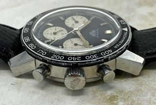 Vintage Heuer Autavia Chronograph Wristwatch Ref.  2446C Valjoux 72 ORIG PAPERS 7