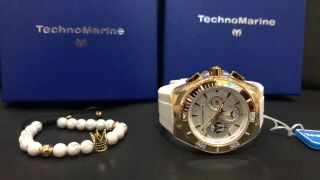 Technomarine 46mm Cruise California Quartz Chronograph Watch W/ Douvei Bracelet