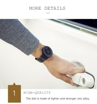 Wrist Watch For Blind Person Magnetic Ball Stainless Steel Man Touch Wach 2