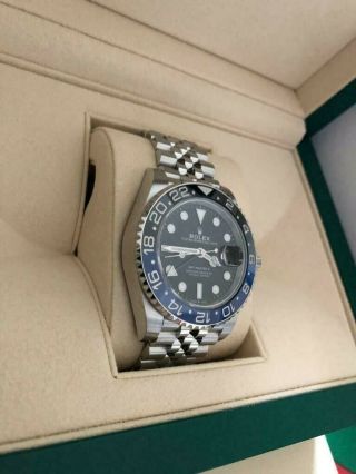 Rolex GMT - Master II Batman Ceramic Steel Jubilee Bracelet 2019 Watch 126710BLNR 2