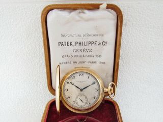 Patek Philippe & Cie.  Geneve Antique Swiss Art Deco 18k Solid Gold Pocket Watch