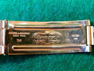 18K Gold Vintage Rolex GMT Master Model 1675 11