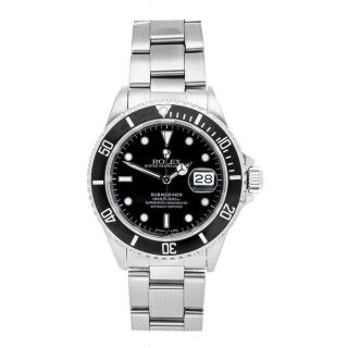 Rolex Submariner Auto 40mm Steel Mens Oyster Bracelet Watch Date 116610