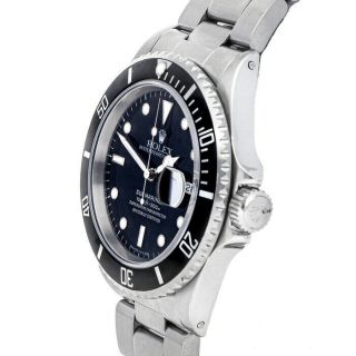 Rolex Submariner Auto 40mm Steel Mens Oyster Bracelet Watch Date 116610 3