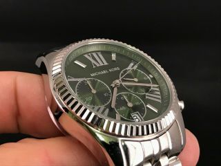 Michael Kors Mk - 6222 Chronograph 24 Hours Dual Time Date Quartz Unisex Watch