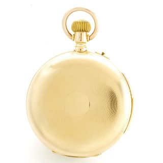 Rare 14K Rose Gold Hy Moser & CE 24 - Jewel Minute Repeater Pocket Watch 18 Size 2