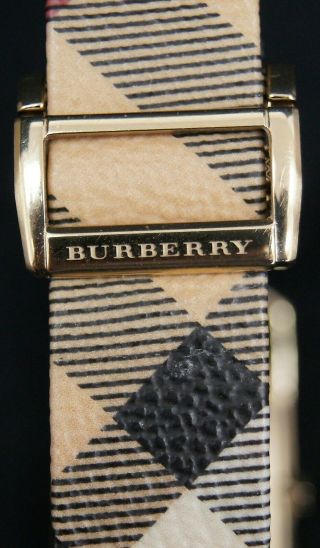 Ladies Burberry BU9407 The Pioneer Haymarket Check Quartz Watch B0820 7