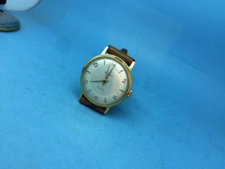 Vintage Somy Mechanical Mens Watch Gold Plated Swiss