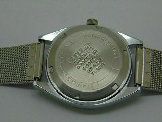 Citizen 8200 Automatic Men ' s Steel 21 Jewels Day Date Vintage Japan Wrist Watch 4