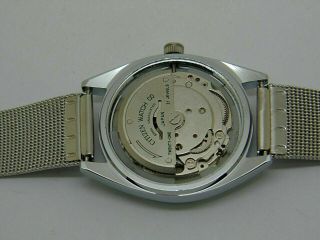 Citizen 8200 Automatic Men ' s Steel 21 Jewels Day Date Vintage Japan Wrist Watch 6