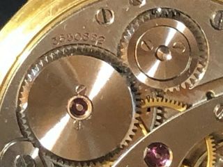 Antique 1920 Tiffany & Co.  18k Solid Gold Pocket Watch Grade 438 21J RUNS NR 9