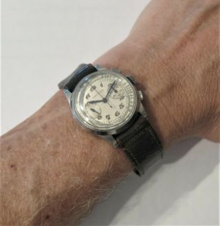 Vintage Movado Wristwatch w/ Stopwatch Function - 2