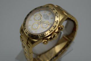 Rolex 116508 Daytona 40mm 18K Gold Watch -,  5yr 4