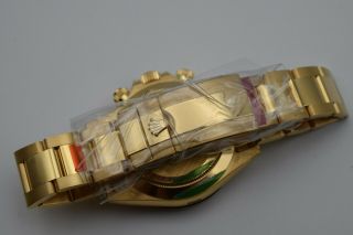 Rolex 116508 Daytona 40mm 18K Gold Watch -,  5yr 6