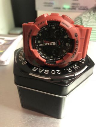 Casio G - Shock Ga100l - 4a With Black Dial Wrist Watch For Men