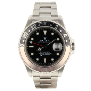 Rolex Gmt Master Ii Coke Bezel Steel Automatic Watch 16710 Circa 1997 U Series