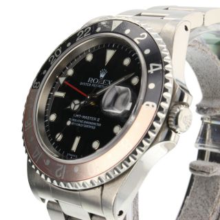 Rolex GMT Master II Coke Bezel Steel Automatic Watch 16710 Circa 1997 U Series 3