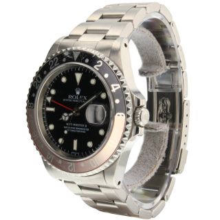 Rolex GMT Master II Coke Bezel Steel Automatic Watch 16710 Circa 1997 U Series 5