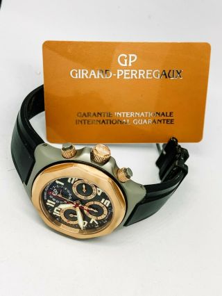 Girard Perregaux Laureato Evo 18 Karat Rose Gold Men ' s Watch 3