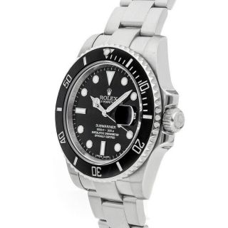 Rolex Submariner Auto 40mm Steel Mens Bracelet Watch Date 116610LN 3