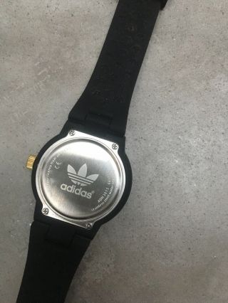 Men ' s Adidas Aberdeen Black Silicone Watch ADH3013 4