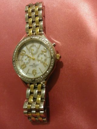 Anne Klein Diamond Accented (10/8413) Wrist Watch For Women