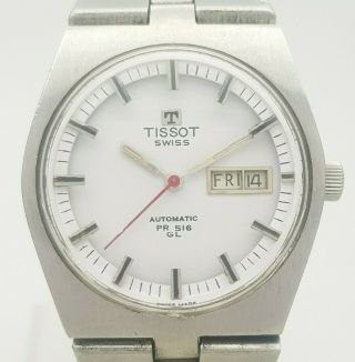 Vintage Tissot Pr 516 Gl Automtic Ref 43516 - 13x Cal 2571 Swiss Men 