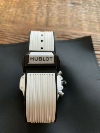 Hublot Big Bang UNICO Ceramic Auto 42 mm White Watch 441.  HX.  1170.  RX (Pre - Owned) 12