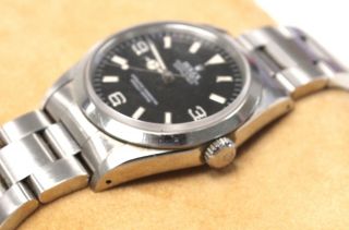 Gents ROLEX EXPLORER I Oyster Perpetual Stainless Steel Wristwatch 14270 - K13 4