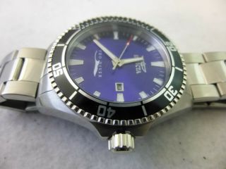 Invicta Pro Diver 15184 Men ' s Blue Analog Date Stainless Steel Watch 49M 2