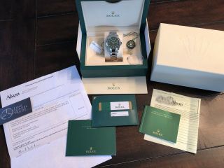 Unworn 2019 Rolex Milgauss 116400gv Green Crystal Anniversary Box & Papers