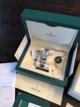 UNWORN 2019 Rolex Milgauss 116400gv Green Crystal Anniversary Box & Papers 3