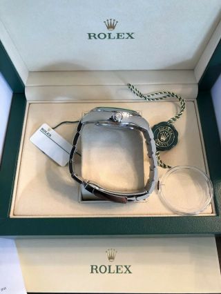 UNWORN 2019 Rolex Milgauss 116400gv Green Crystal Anniversary Box & Papers 4