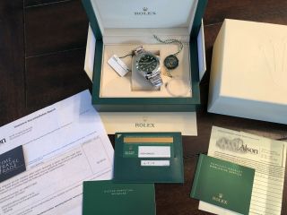 UNWORN 2019 Rolex Milgauss 116400gv Green Crystal Anniversary Box & Papers 7