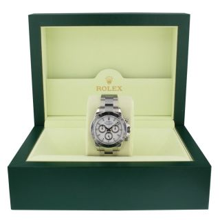 Rolex Cosmograph Daytona Steel White Watch 116520 V Series Box Papers 11