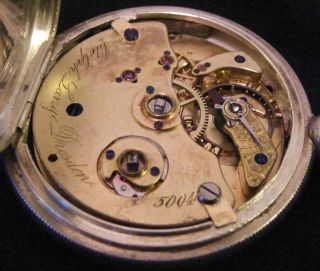 A.  LANGE & SOHNE Pocket Watch,  Grade 1A,  Key wind / Key set,  ultra rare 2