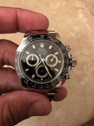 Rolex Daytona 116500LN bk Cosmograph Steel & Ceramic Automatic Men ' s Watch 11