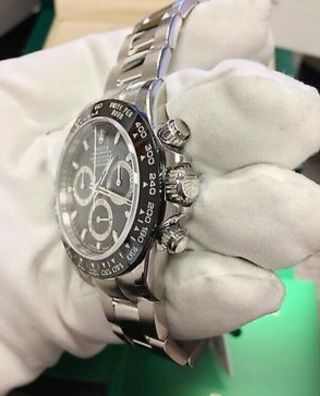 Rolex Daytona 116500LN bk Cosmograph Steel & Ceramic Automatic Men ' s Watch 6