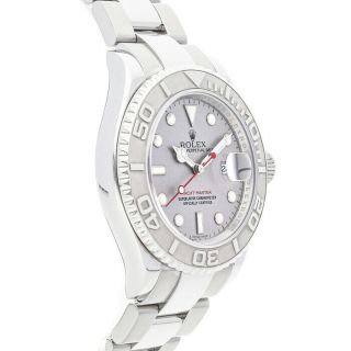 Rolex Yacht - Master Auto Steel Platinum Mens Oyster Bracelet Watch Date 16622 4