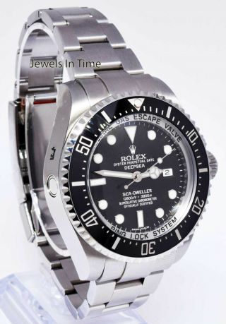 Rolex NOS Deepsea Sea - Dweller Steel Ceramic Mens Dive Watch Box/Papers 116660 4