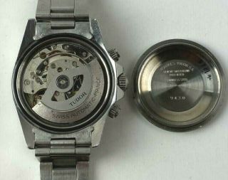 Vintage Tudor (by Rolex) Chronograph Wristwatch Ref.  94300 Exotic Big Block NR 5