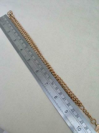 Extra Long 9ct Solid Gold Antique Albert Watch Chain/Necklace.  35.  5 gms. 10