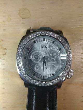 Marc Ecko Men’s Watch “the Supreme Watch” E15025g2 Crystal Accented