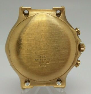 18k Ebel 1911 Perpetual Calendar Chronograph Moonphase 134 -.  750 Fine Gold F118 4