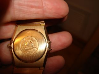 OMEGA CONSTELLATION 18 K SOLID Gold Watch Wristwatch Swiss With Box 4