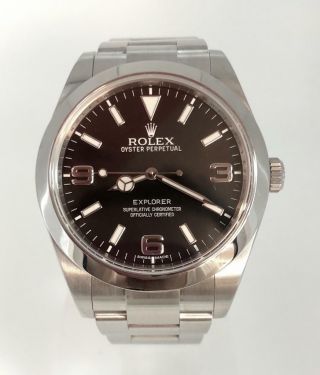 Rolex Explorer I 214270 Self - Winding Automatic Mens Watch