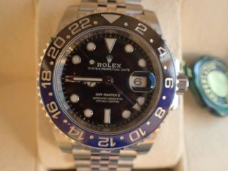 2019 ROLEX GMT Master - II Batman 126710 BLNR Jubilee Brand with Papers 12