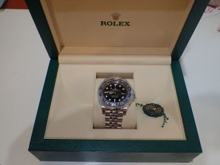 2019 ROLEX GMT Master - II Batman 126710 BLNR Jubilee Brand with Papers 2
