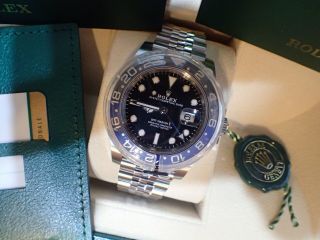 2019 ROLEX GMT Master - II Batman 126710 BLNR Jubilee Brand with Papers 5